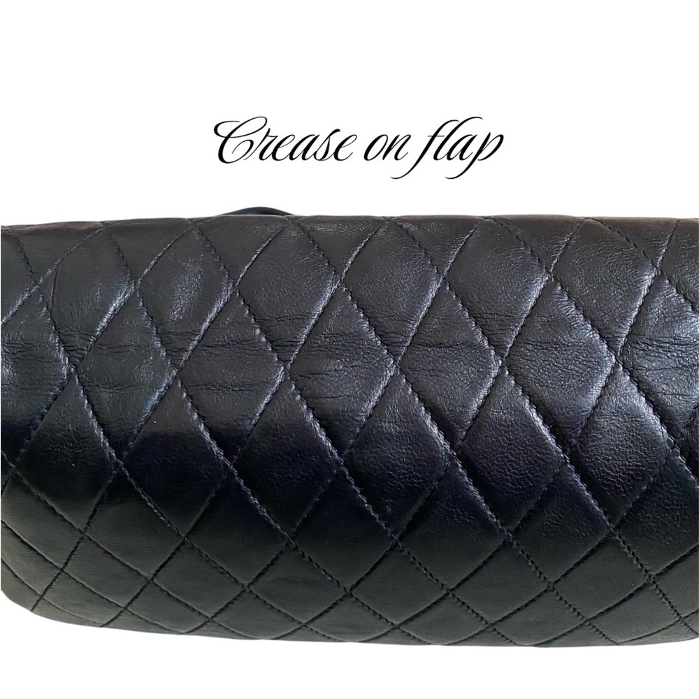 Bergdorf Goodman vintage quilted Lambskin leather foldover purse - Picture 10 of 15